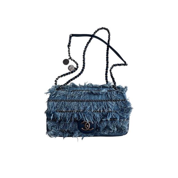 CHANEL Handbags - Chanel Paris-Dubai denim flap bag